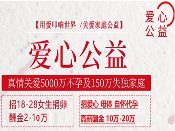 常德捐卵助孕生子 爱心志愿者招募